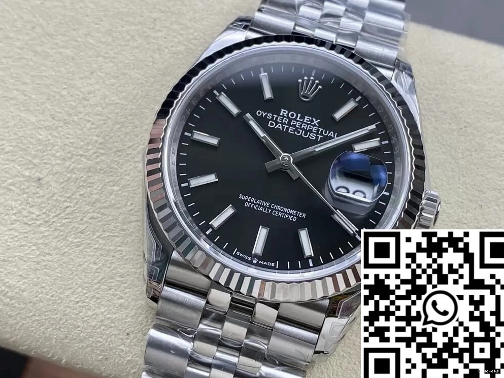Stainless VS 36MM Steel Factory Rolex M126234-0015 Datejust 687 Vibrant 0707